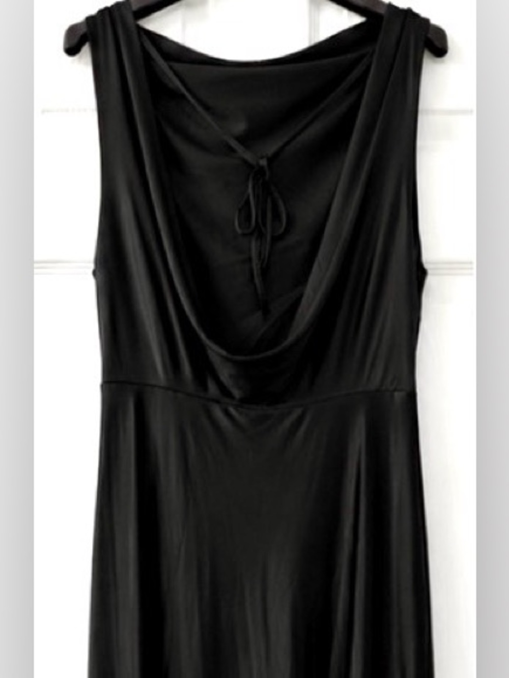 Black Women's Bias-Cut Maxi Skirt M - Picture 4 of 5